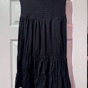Black Strapless Dress
